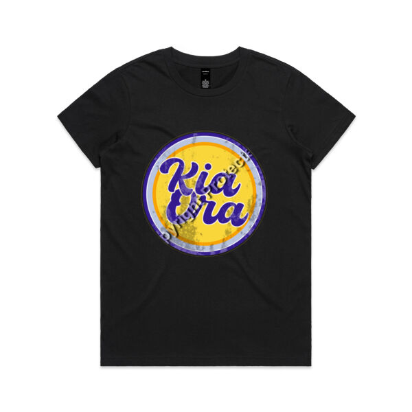 Kia Ora (badge style) - AS Colour Womens Maple Tee Thumbnail