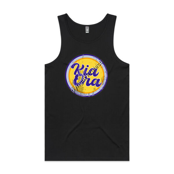 Kia Ora (badge style) - AS Colour Mens Lowdown Singlet Thumbnail