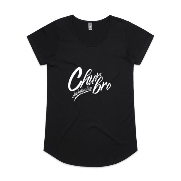 Chur Bro - Whakahoahoa (white) - AS Colour Womens Mali Tee Thumbnail