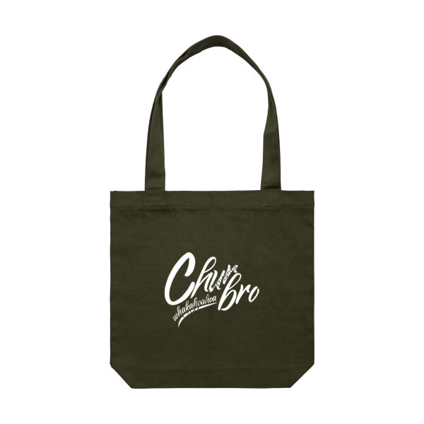 Chur Bro - Whakahoahoa (white) - AS Colour Carrie Tote Bag  Thumbnail