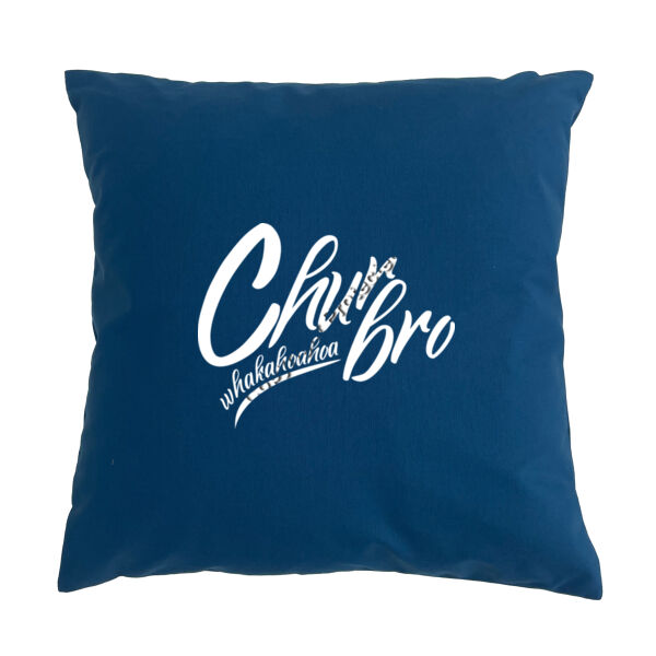 Chur Bro - Whakahoahoa (white) - Cushion cover Thumbnail