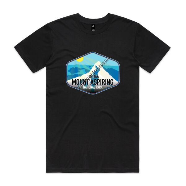 Tititea Mount Aspiring - AS Colour Mens Staple T shirt Thumbnail