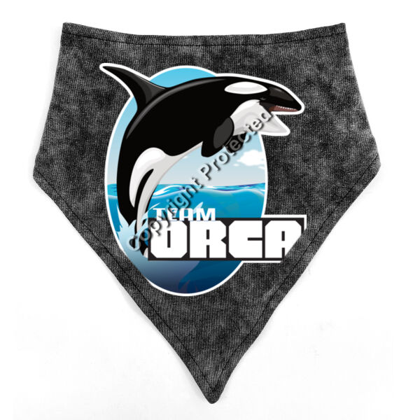Team Orca! - Stonewash Bandana Bib Thumbnail