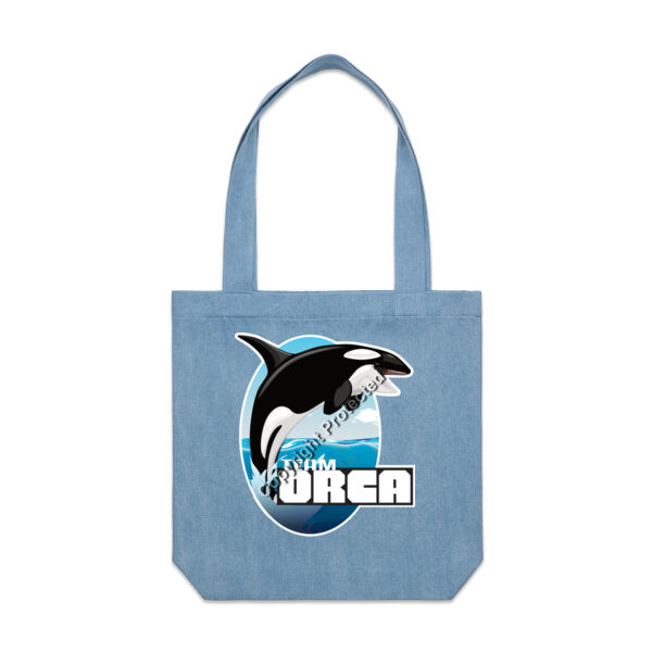 Team Orca! - AS Colour Denim Carrie Tote Thumbnail
