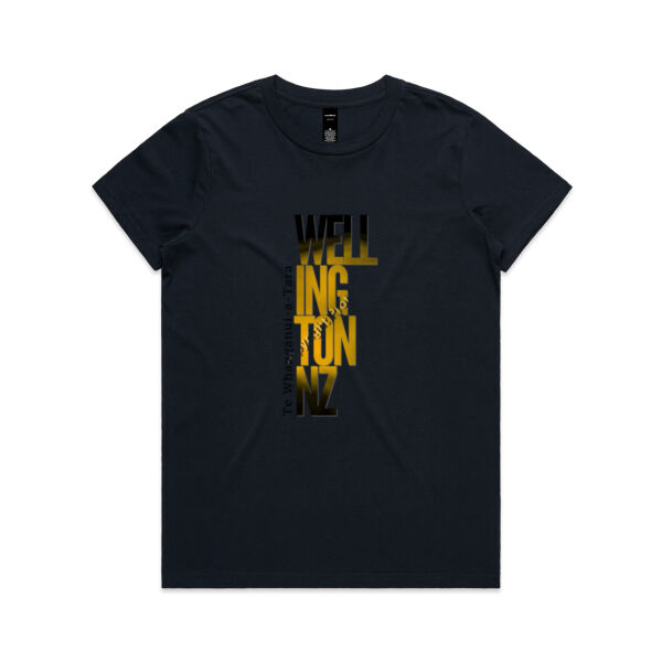 Te Whanganui-a-Tara Wellington Aotearoa New Zealand - AS Colour Womens Maple Tee Thumbnail
