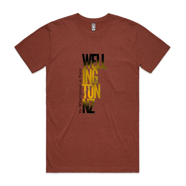 Te Whanganui-a-Tara Wellington Aotearoa New Zealand - AS Colour Mens Staple T shirt Thumbnail
