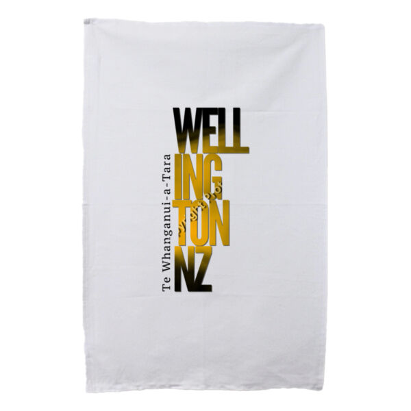 Te Whanganui-a-Tara Wellington Aotearoa New Zealand - Tea Towel Thumbnail