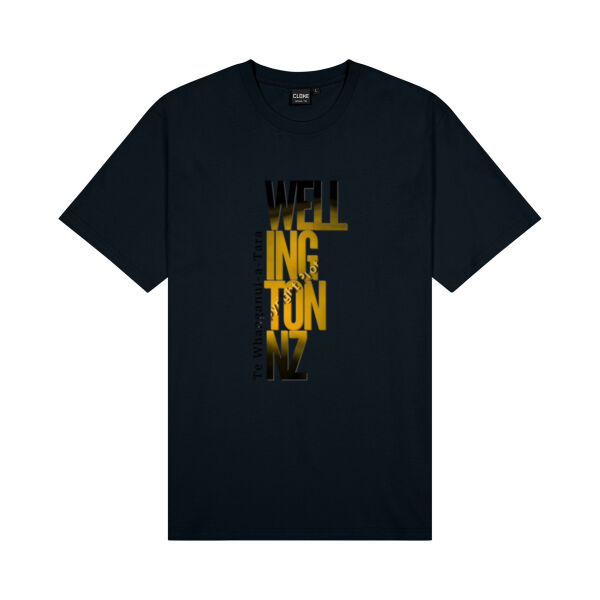 Te Whanganui-a-Tara Wellington Aotearoa New Zealand - Cloke Kids Outline Tee Thumbnail
