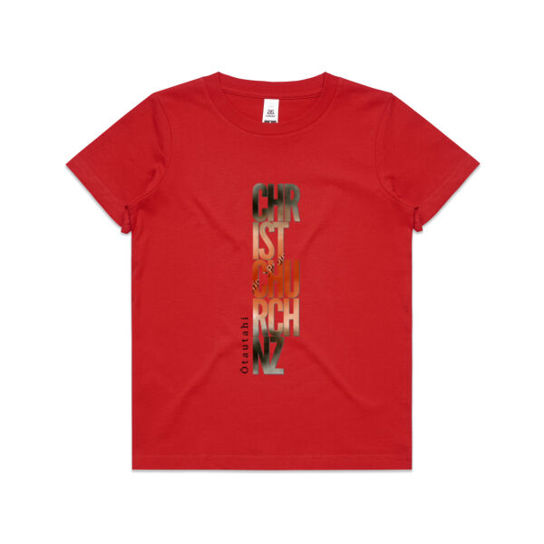 Otautahi Christchurch Aotearoa New Zealand - AS Colour Kids Youth T shirt Thumbnail