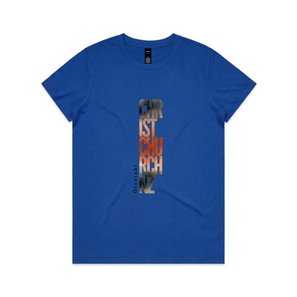 Otautahi Christchurch Aotearoa New Zealand - AS Colour Womens Maple Tee Thumbnail