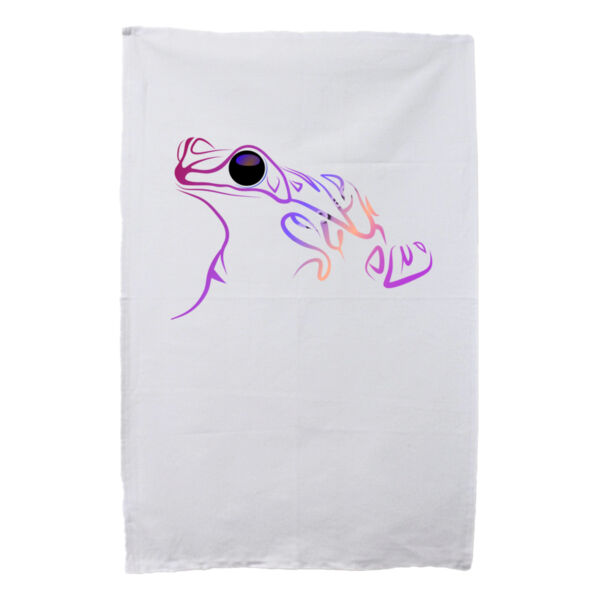 Stylised frog doodle - Tea Towel Thumbnail