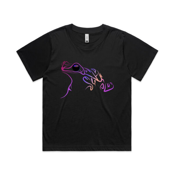 Stylised frog doodle - AS Colour Womens Martina Tee Thumbnail