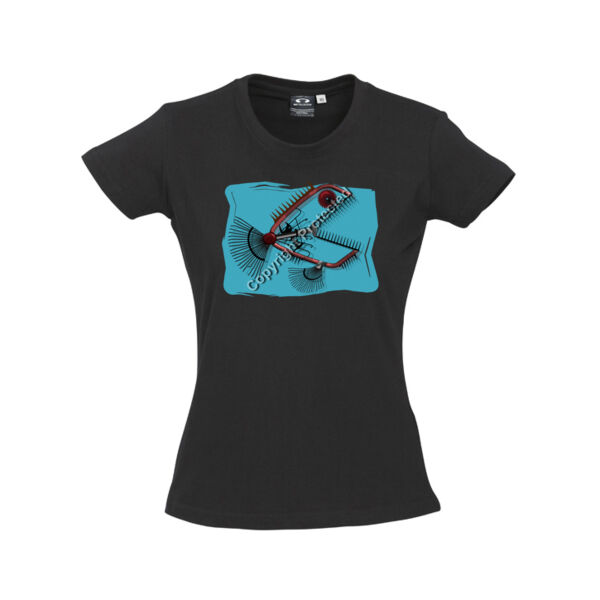 Metal Fish -(But Not Your Garden Variety) - Biz Collection Ladies Ice Tee Thumbnail