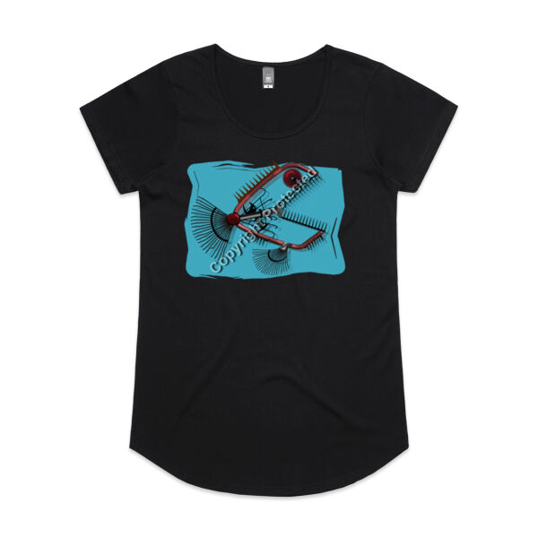 Metal Fish -(But Not Your Garden Variety) - AS Colour Womens Mali Tee Thumbnail