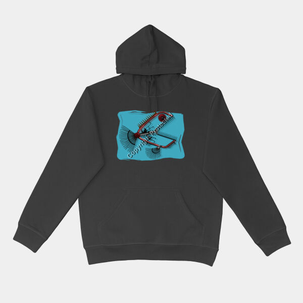 Metal Fish -(But Not Your Garden Variety) - Urban Collab Mens The Broad Hoodie Thumbnail