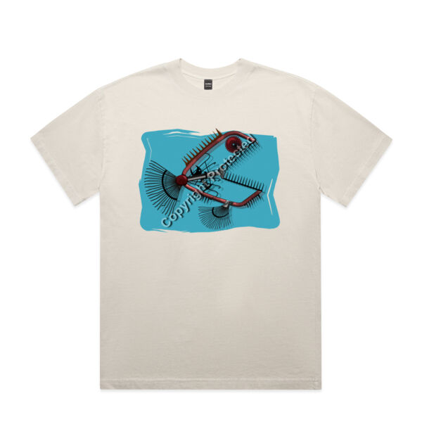 Metal Fish -(But Not Your Garden Variety) - AS Colour Mens Heavy Faded Minus Tee [-5cm] Thumbnail