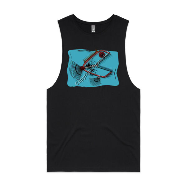 Metal Fish -(But Not Your Garden Variety) - AS Colour Mens Barnard Tank Thumbnail