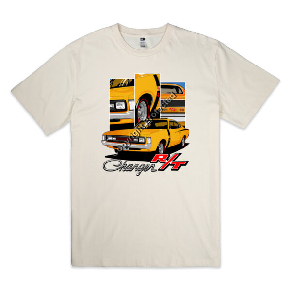 Aussie Charger E49 in a triptych - Thread Project Unisex Summer Tee 2 Thumbnail