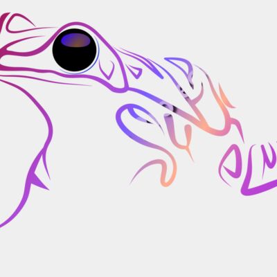 Stylised frog doodle Thumbnail